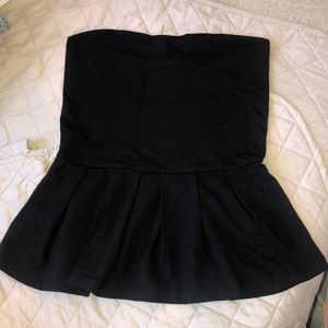 Susana Monaco Black peplum top